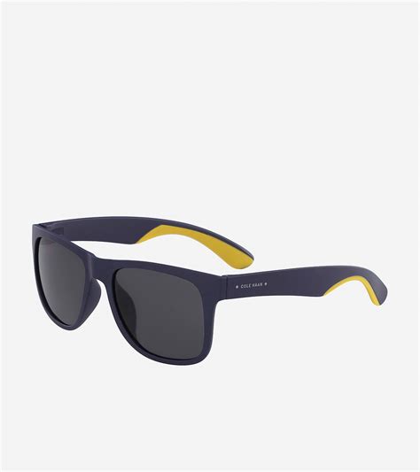 Sport Rectangle Sunglasses In Navy Cole Haan