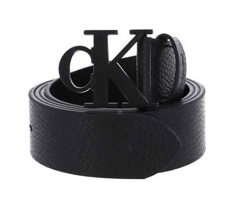 Calvin Klein Logo Text Leather Belt W115 Black Buy Bags Purses