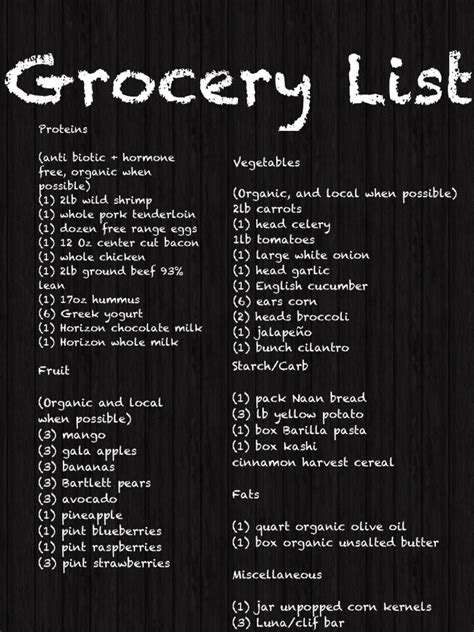 Maybe you would like to learn more about one of these? Healthy Family Grocery List | Family grocery list, Healthy ...