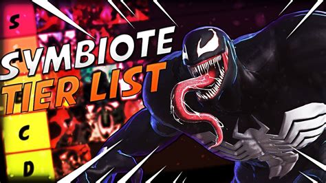 Symbiote Ranking Tier List Worst To Best Youtube