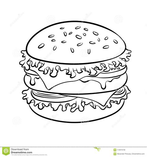 10 Nice Coloriage Burger Pics Coloriage