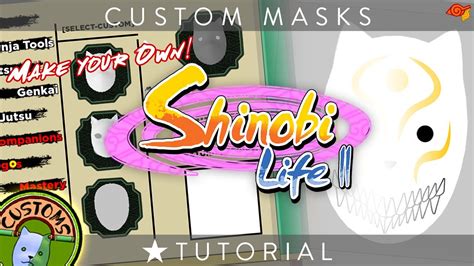 Here are the latest shindo life codes that we know of, and we will update this page regularly as we discover new shindo life codes. Shinobi Life 2 - CUSTOM MASK Tutorial! - YouTube