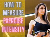 Measuring Exercise Intensity Ideas Exercise Intense Aerobics Workout
