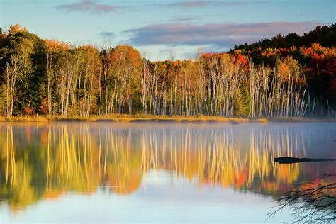 Fall Colors At Council Lake Hiawatha National Forest Photograph By