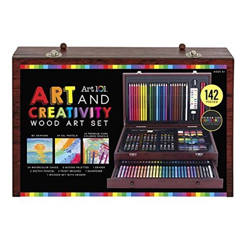 Buy Art 101 142 Piece Wood Art Set Special Discount And Free Shipping