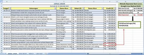 Cara Membuat Laporan Keuangan Dengan Excel 2010
