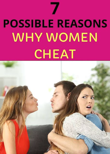 7 possible reasons why women cheat