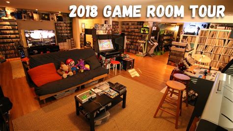 2018 Game Room Tour 5500 Games And 80 Systems All Free Youtube