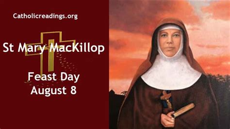 St Mary Mackillop Feast Day August 8 2023 Catholic Saint Of The Day