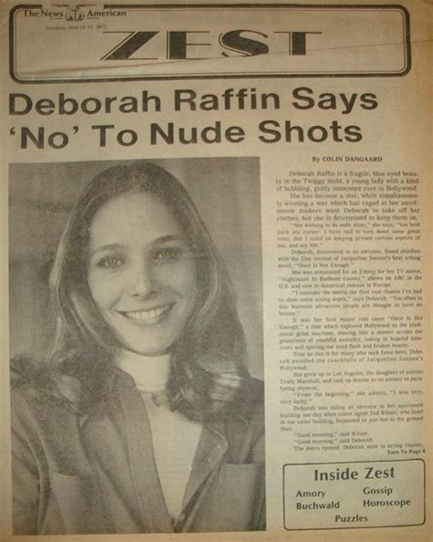 Deborah Raffin Nude Telegraph