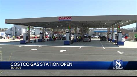 Costco Gas Station Opens In Seaside