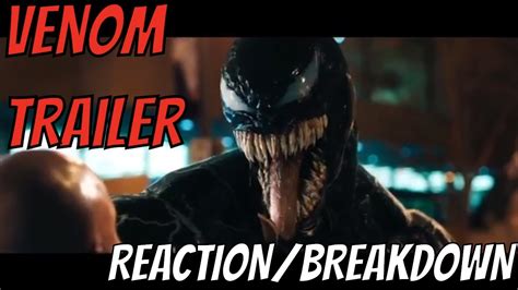 Venom Trailer Reaction Youtube