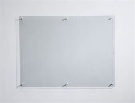 Audio Visual Direct Clear Glass Dry Erase Board Set 36 X 48 Glass