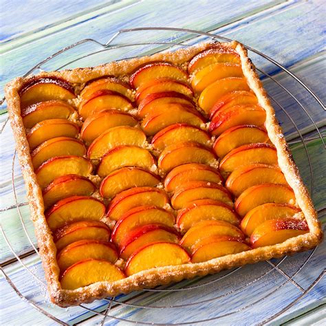 Tarte aux nectarines et palets bretons facile