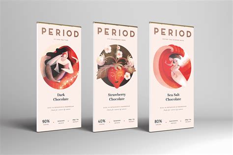 Period Chocolate Branding And Concept On Behance