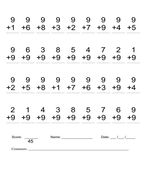 Second Grade Work Sheets