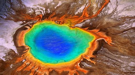 Hd Wallpaper Grand Prismatic Spring Yellowstone National Park