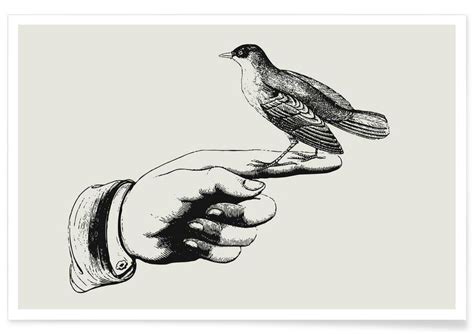 bird in the hand póster juniqe