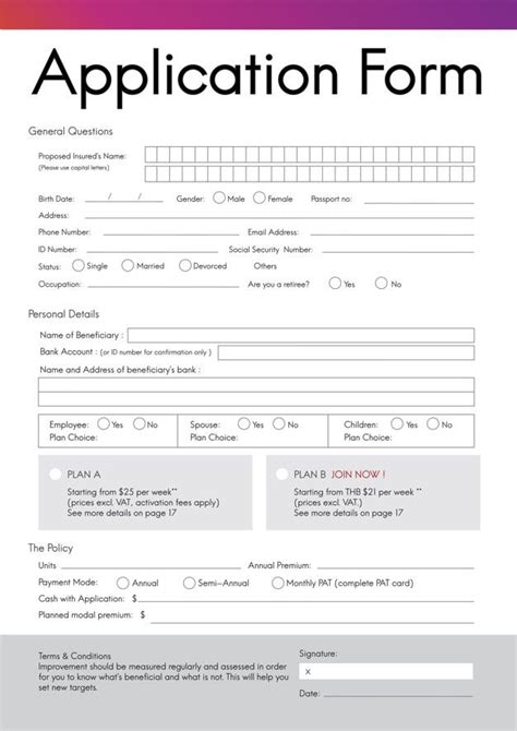Download Illustration Of Application Form For Free Application Form