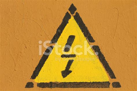 Danger Lightning Sign Stock Photo Royalty Free Freeimages