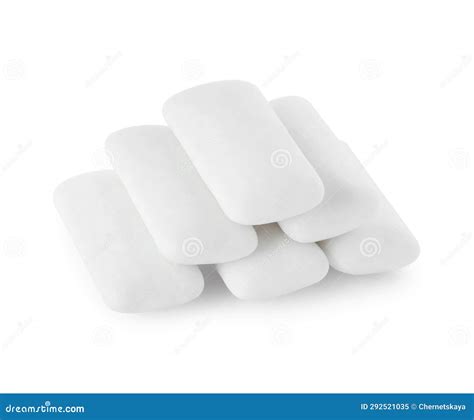Pile Of Tasty Chewing Gums On White Background Stock Image Image Of