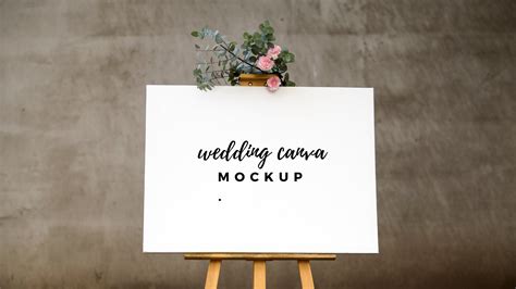 Wedding Easel Mockupsign Mockup Poster Mockup Welcome Sign Etsy