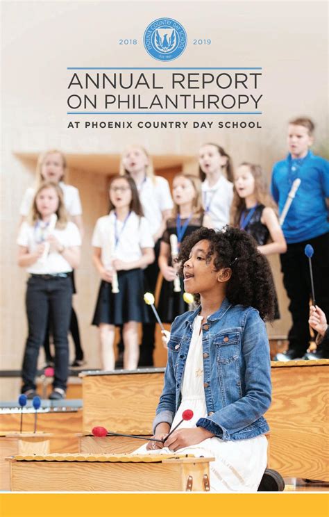 Pcds 2018 2019 Annual Report On Philanthropy By Phoenix Country Day