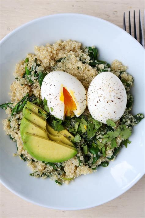 Green Quinoa Breakfast Bowl Stephanie Kay Nutrition