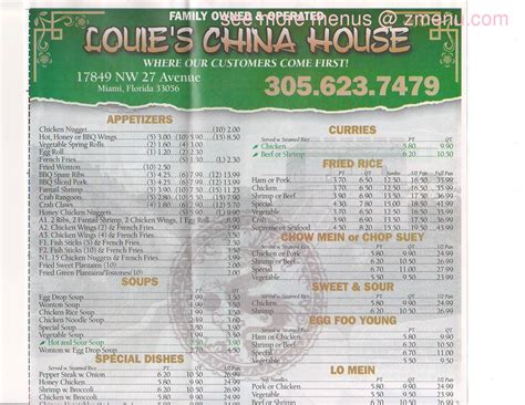 View magic soul food's june 2021 deals and menus. Online Menu of Louies China House Restaurant, Miami ...