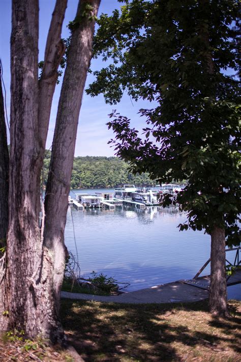 Lakefront vacation home with kitchen and balcony. Dockside Cabins Dale Hollow Lake Rentals at Mitchell Creek ...