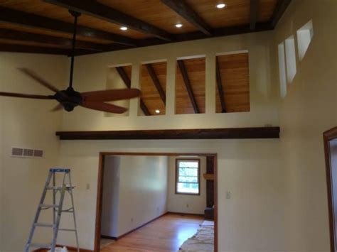 Opening Up A Home By Raising The Ceiling Raising A Ceiling
