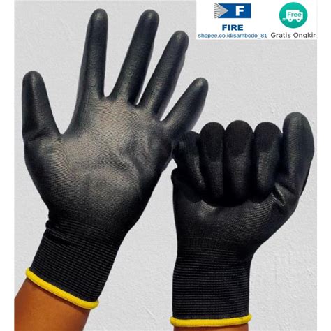 Jual Sarung Tangan Safety Gloves Security Dilapisi Karet Industri