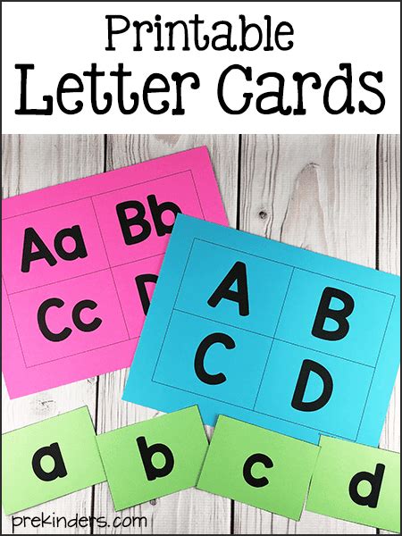 Printable Letter Cards Prekinders