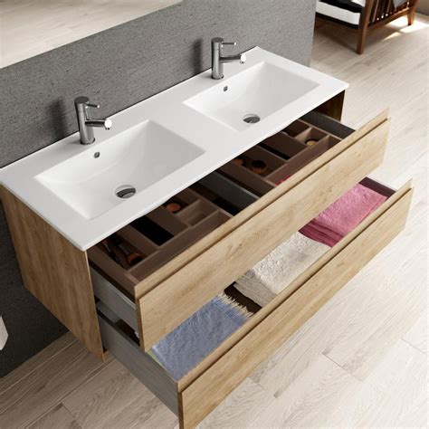 See more ideas about vanity, bathroom vanity, bathroom sink vanity. Eviva Bloom 48" Natural Oak Bathroom Vanity with White ...