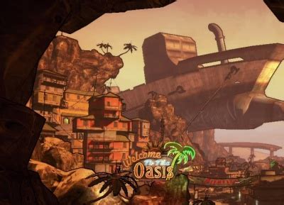 A town full of many secrets. Borderlands 2: Town of Oasis - Orcz.com, The Video Games Wiki