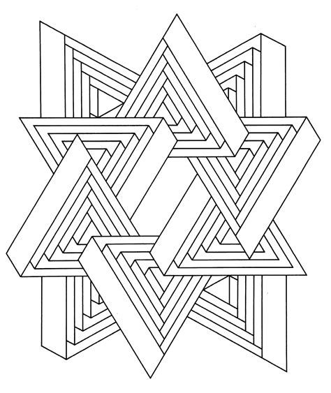 Optical illusion 13 coloring page. Op art jean larcher 11 - Optical Illusions (Op Art) Adult ...