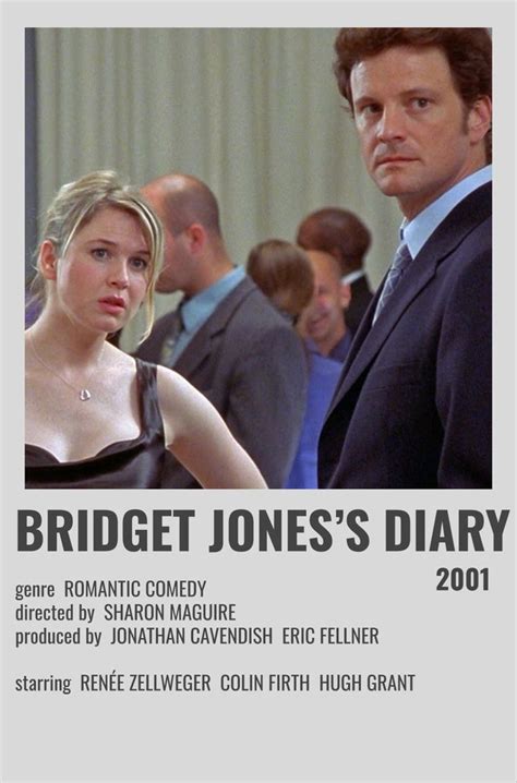 bridget jones s diary 2001 movie posters minimalist film posters minimalist iconic movie