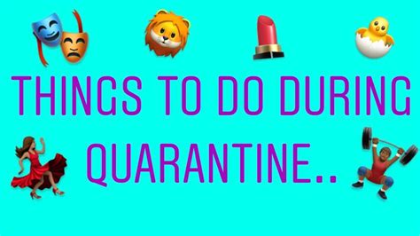 Things To Do During Quarantine City Adventures Home Edition Youtube