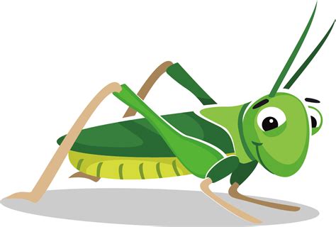 Transparent Grass Cartoon Png Grasshopper Clipart Png