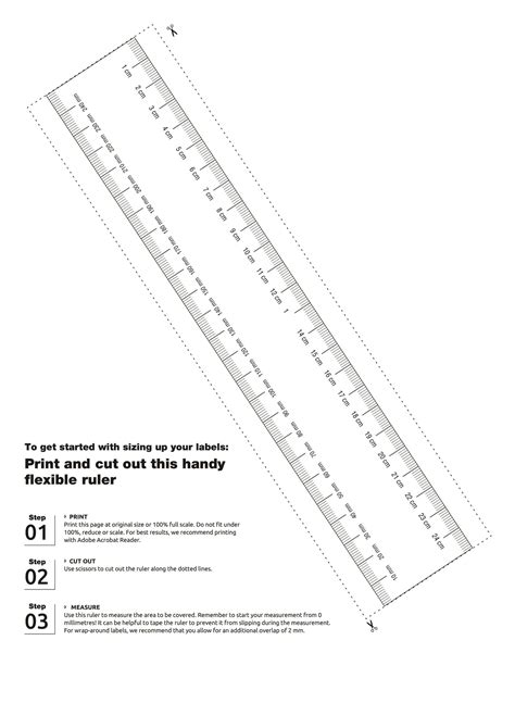 Free Printable Blank Ruler Templates 10 Cm Inch Paper Pdf