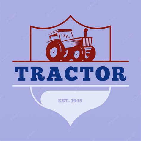 Premium Vector Farm Tractor Logo Design Template