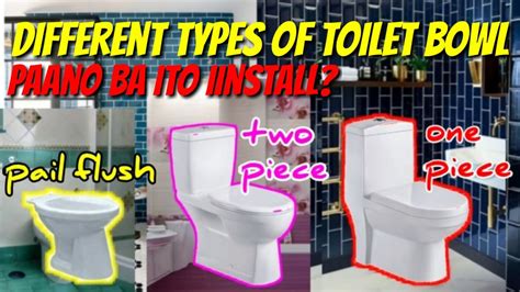 Different Types Of TOILET BOWL How To Install A Watercloset GROHE HCG ROYALTERN YouTube