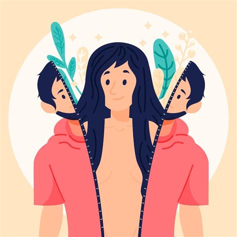 Free Vector Gender Identity Illustrated Concept