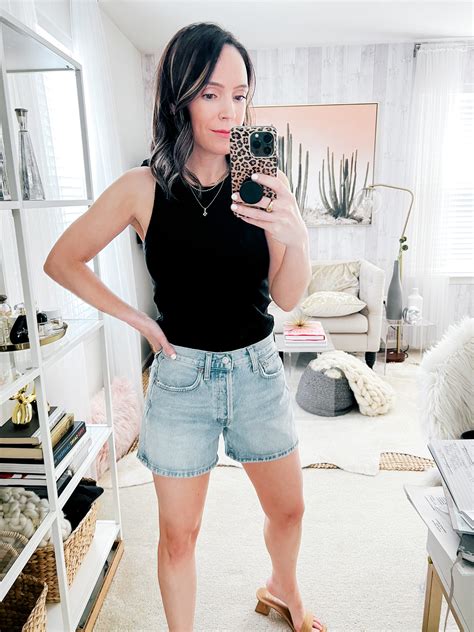 Agolde Denim Shorts A Review And Guide Alittlebitetc