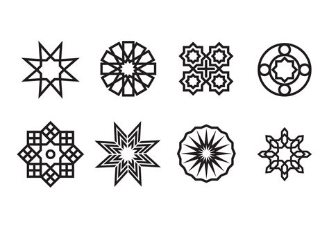 Geometrische Islamische Ornamente Vektor 142911 Vektor Kunst Bei Vecteezy