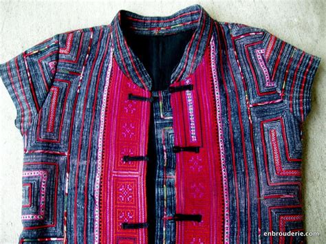 Modernized Hmong jacket dress.