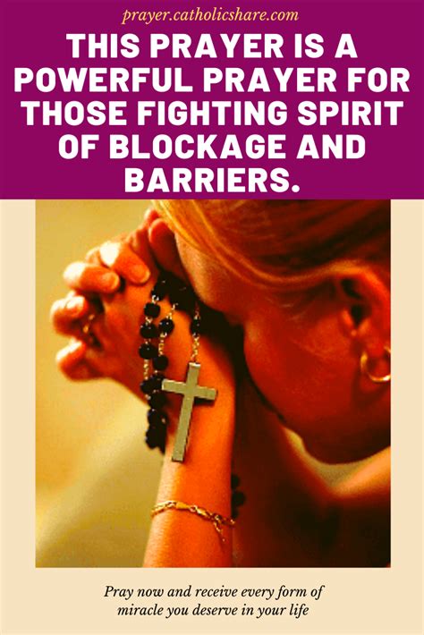 Pray This Powerful Prayer Against Any Spirit Of Blockage And Barriers