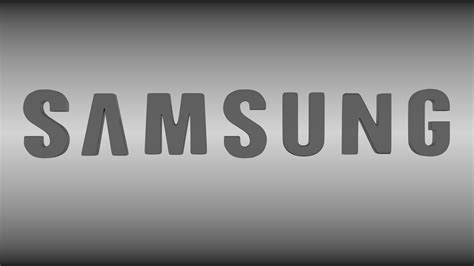 Samsung Logo 3d Model Cgtrader