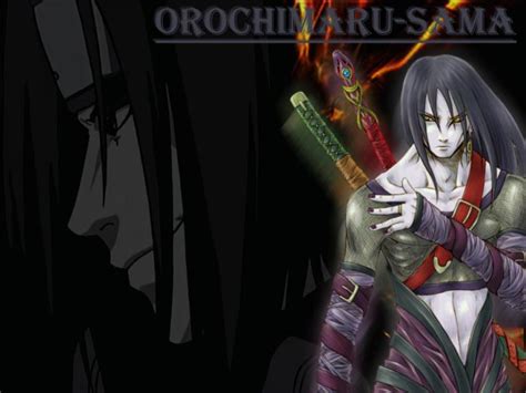 Black Hair Naruto Orochimaru Sword Weapon Yellow Eyes