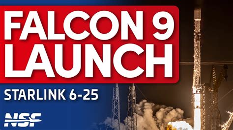 Spacex Falcon 9 Launches Starlink 6 25 Mission Youtube
